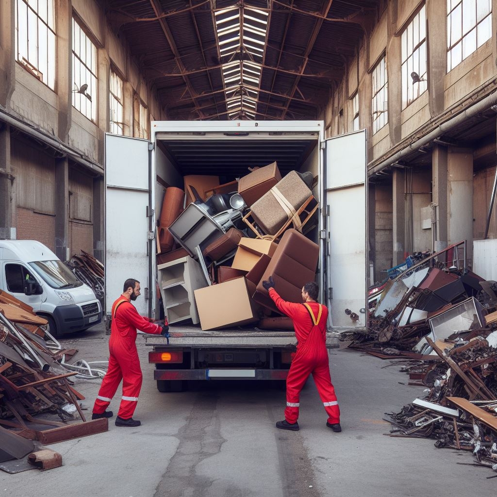 Actividad de vaciado de mercados locales en Caldes d'Estrac
